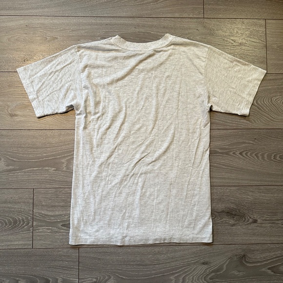 Vintage Single Stitch Heathered Grey Blank Tee - Picture 2 of 4